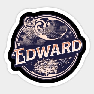 Edward Name Tshirt Sticker